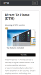 Mobile Screenshot of dth.co.in